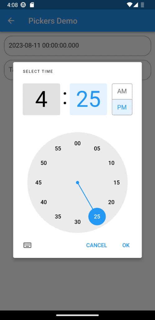 Time Picker